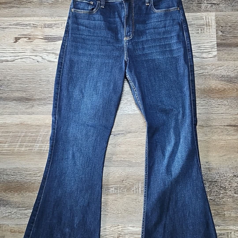 Hollister Deep Indigo Flare Jeans